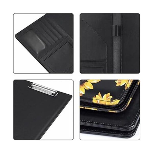 WAVEYU Funda tipo portafolios para mujer bonita carpeta_5