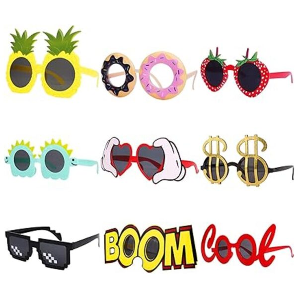 Watselok Gafas de sol para fiesta 9 pares de divertidas_3