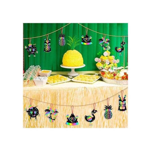 WATINC Juego de 60 tarjetas hawaianas para rascar para_6
