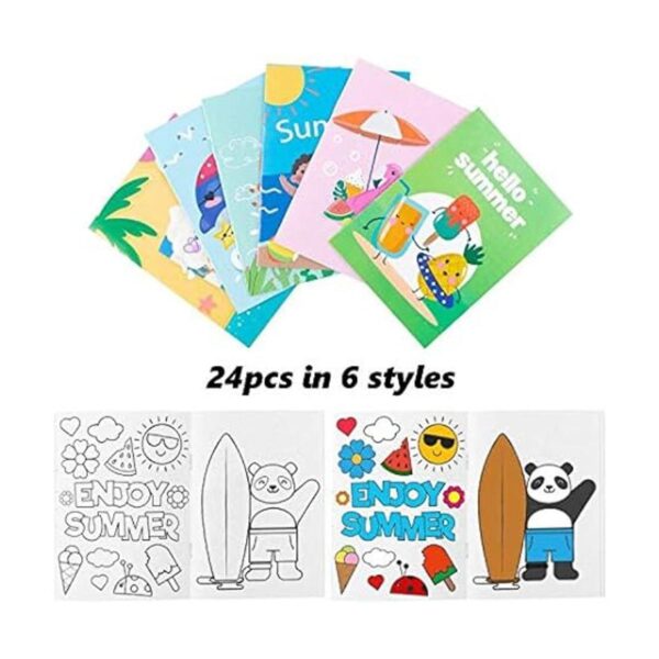 WATINC 24 libros para colorear de verano para niños libro_2