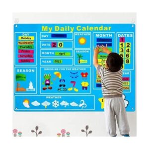 WATINC My First Daily Calendar Fieltro para niños 3.5_1