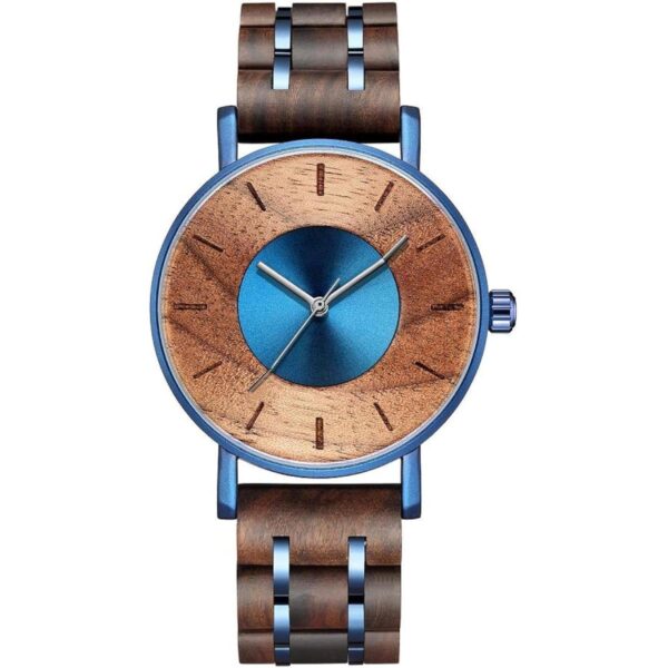 Reloj de madera para hombres y mujeres elegante