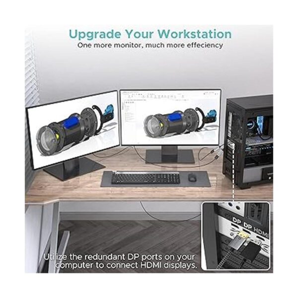 WARRKY 2K 60Hz 1080p 120Hz convertidor unidireccional_3
