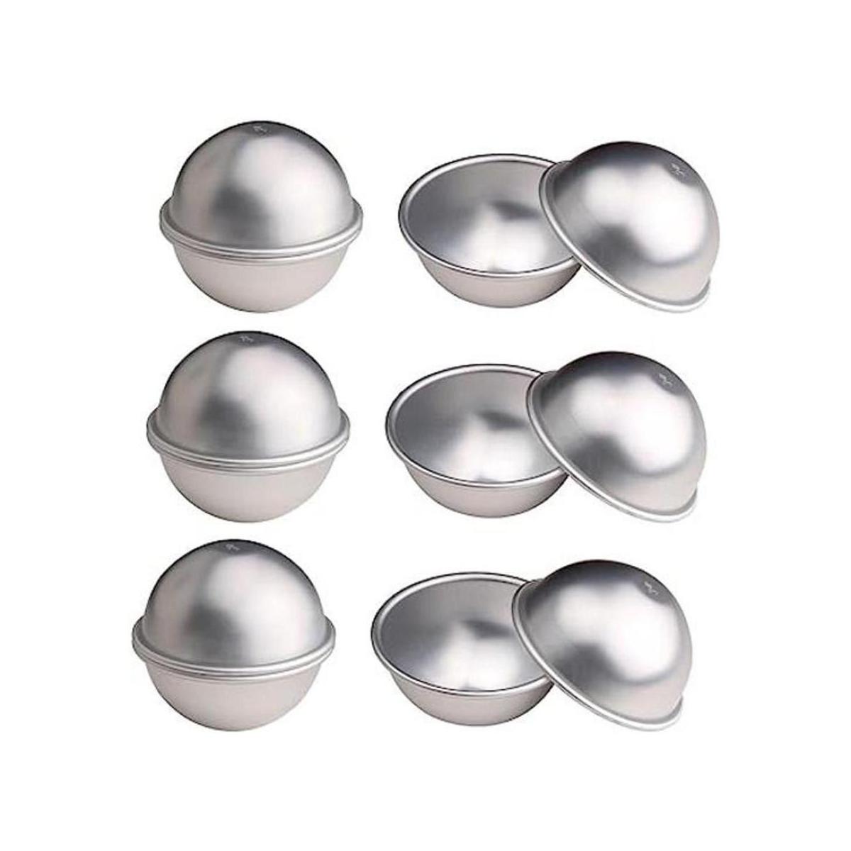 Warmbuy 12 moldes de metal para bombas de baño juego de 6