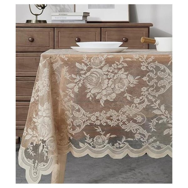 WARM HOME DESIGNS Mantel de encaje de 60 x 84 pulgadas._1