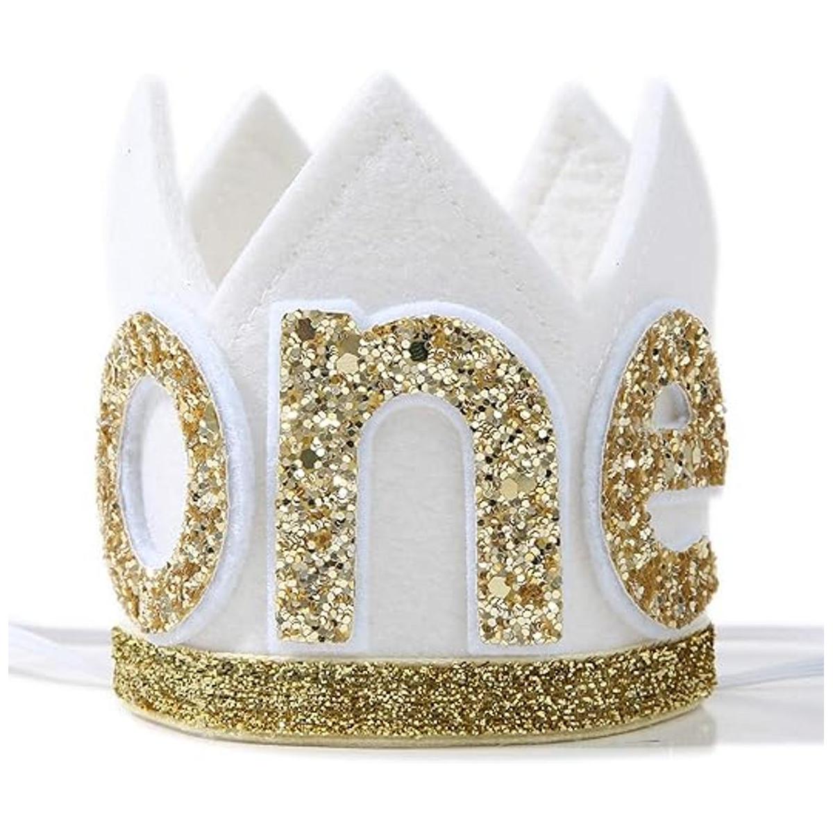 Corona de bebé el primer cumpleaños Diadema de fiesta