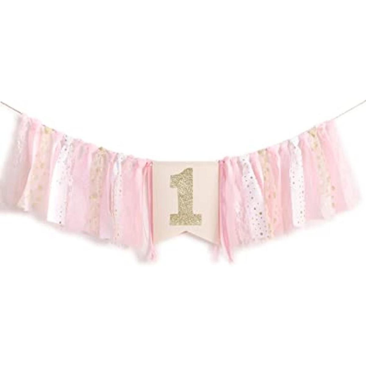 WAOUH Cartel de silla alta para el primer cumpleaños