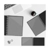 Libreta discbound gris con disco de doble bolsillo_6