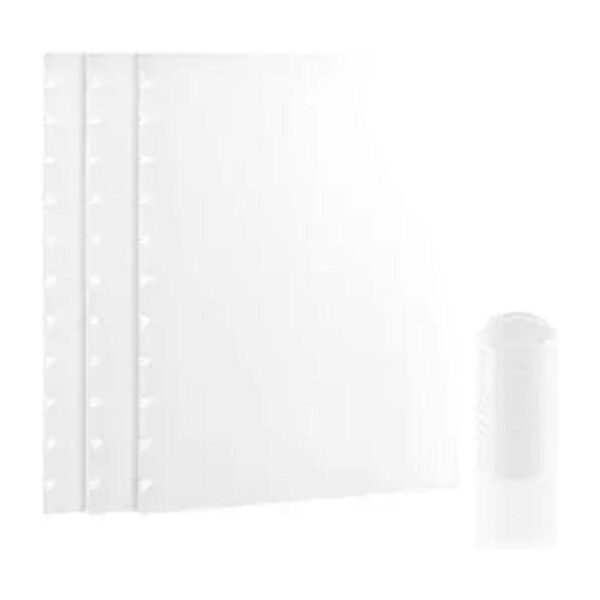 3 piezas de cubierta de disco blanca tamaño carta fundas_1
