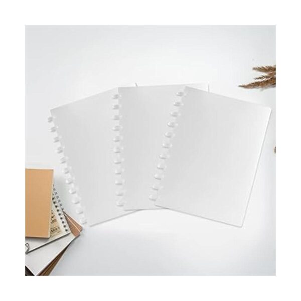 3 piezas de cubierta de disco blanca tamaño carta fundas_5