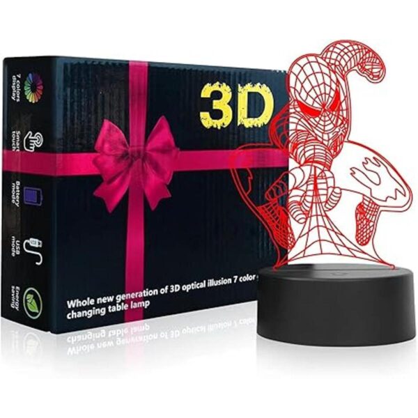 Luz nocturna LED de ilusión 3D pantalla de 7 colores_2