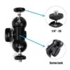 WANBY Soporte de abrazadera de cámara mesa de doble_3