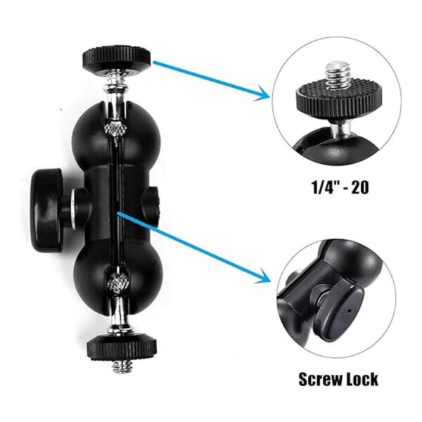 WANBY Soporte de abrazadera de cámara mesa de doble_3