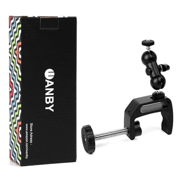 WANBY Soporte de abrazadera de cámara mesa de doble_2