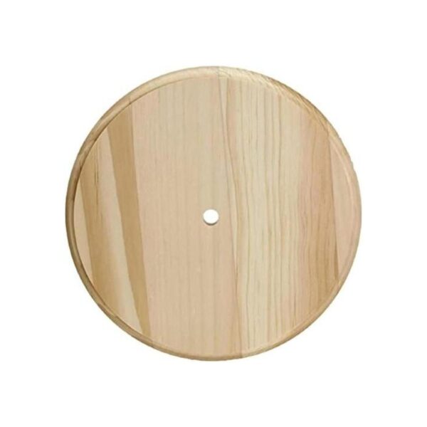 Walnut Hollow Placa de reloj de madera redonda de 6.75_1