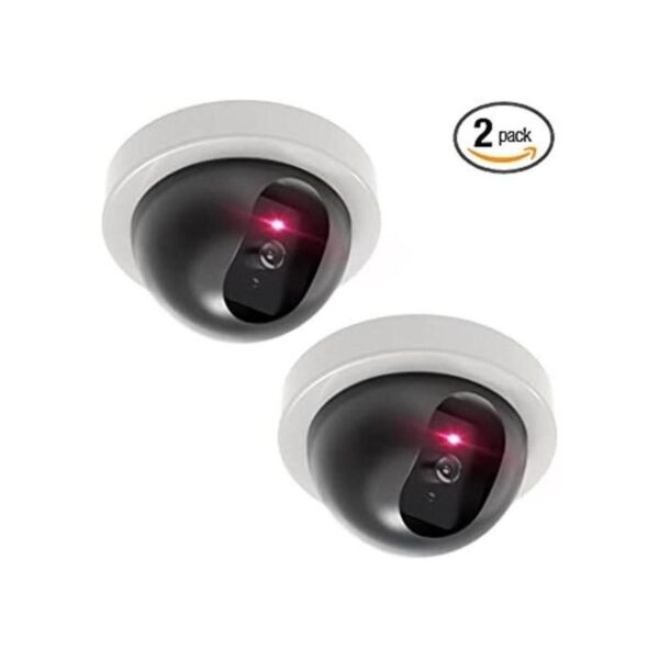 WALI Cámara domo de seguridad falsa simulada con luz LED_1