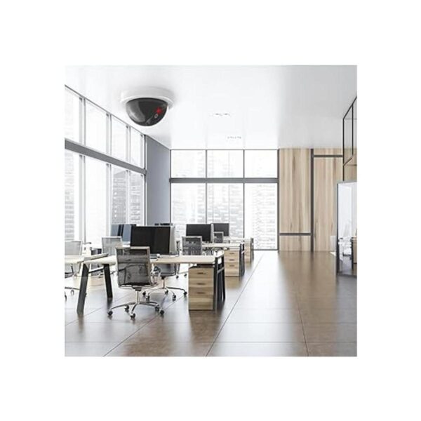 WALI Cámara domo de seguridad falsa simulada con luz LED_4