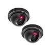 WALI Cámara domo de seguridad falsa con luz LED roja_1