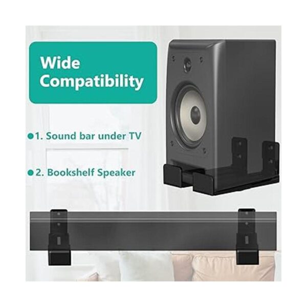 WALI Soporte de soporte doble para altavoz de canal_2