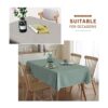 Waiter Tree Mantel rectangular de lino resistente al_5