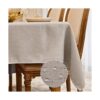 Waiter Tree Mantel rectangular de lino resistente al_1