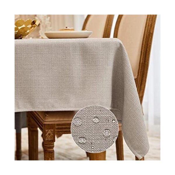 Waiter Tree Mantel rectangular de lino resistente al_1