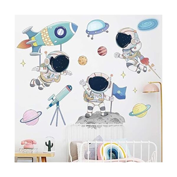 Calcomanías de pared de astronauta pegatinas de pared_3