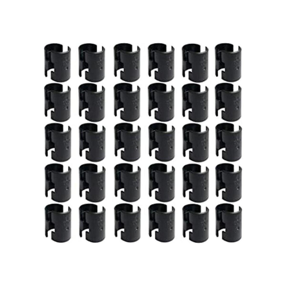 Clips de alambre para estantes Paquete de 60 clips de