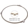 WAFJAMF Anillo giratorio para microondas de 87 pulgadas_4
