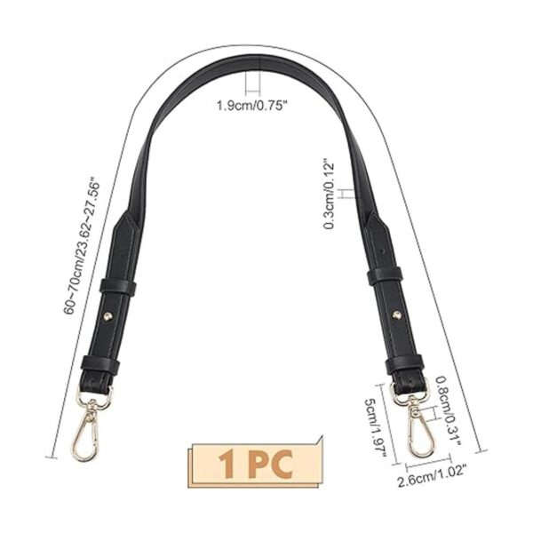 WADORN Correa de cuero ajustable para bolso correa de_3