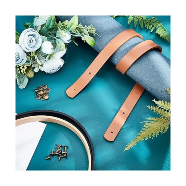 WADORN Paquete de 6 asas de cuero para bolsas correas de_2