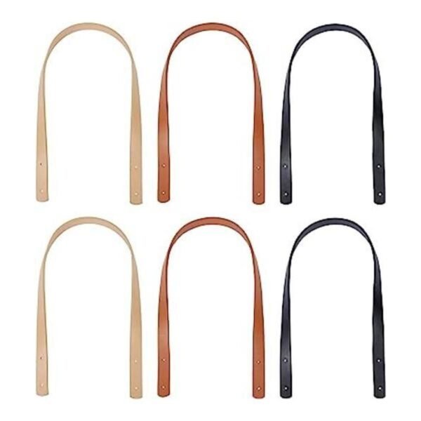 WADORN Paquete de 6 asas de cuero para bolsas correas de_1