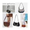 WADORN Correa de cuero ajustable para bolso correa de_4