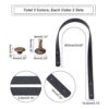 WADORN Paquete de 6 asas de cuero para bolsas correas de_4