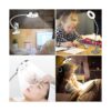 WLITE Lámpara LED de 6 W con clip de lectura USB para