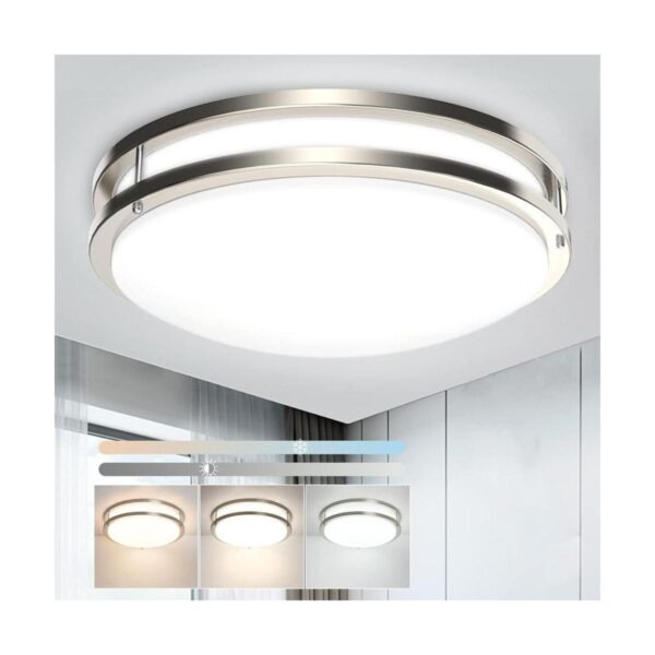 DLLT Lámpara de techo LED regulable moderna de 30 W con_1