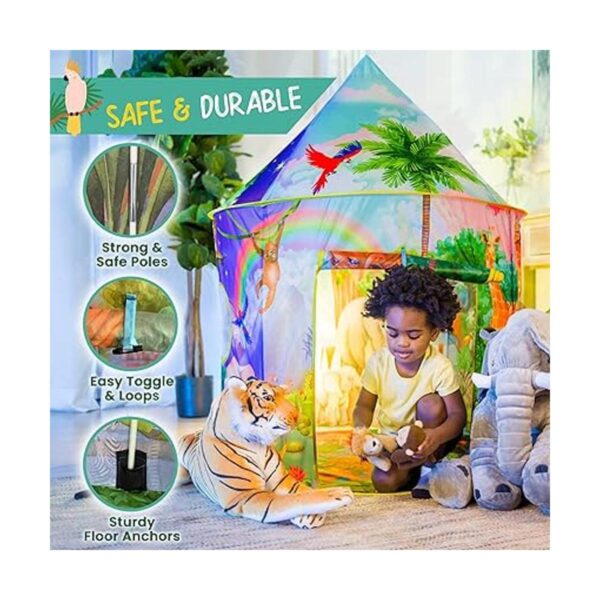 WO Tienda de campaña infantil con botón diseño_2