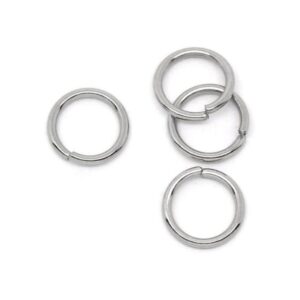 Valyria 200pcs Acero Inoxidable Abierto Saltar Anillos_1