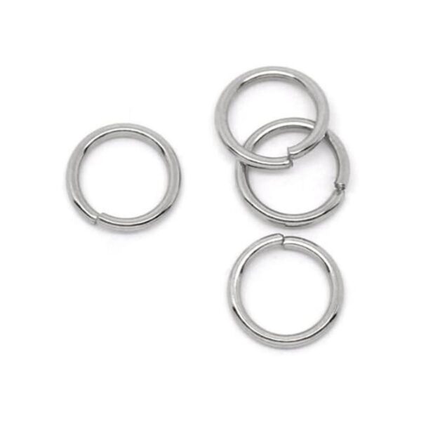 Valyria 200pcs Acero Inoxidable Abierto Saltar Anillos_1