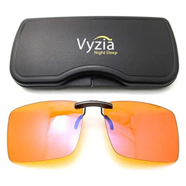 Vyzia Clip On Blue Light Blocking Glasses for Sleep Fits_1