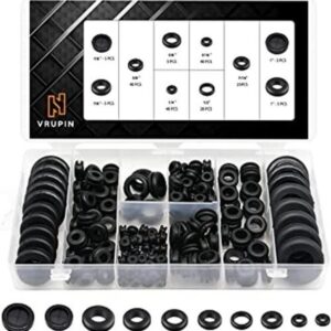 Vrupin Kit de ojales de goma de 188 piezas arandelas de_1