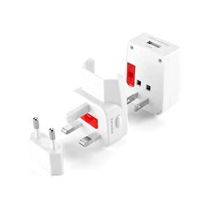 Vsanstar Adaptador de viaje universal adaptador de_1