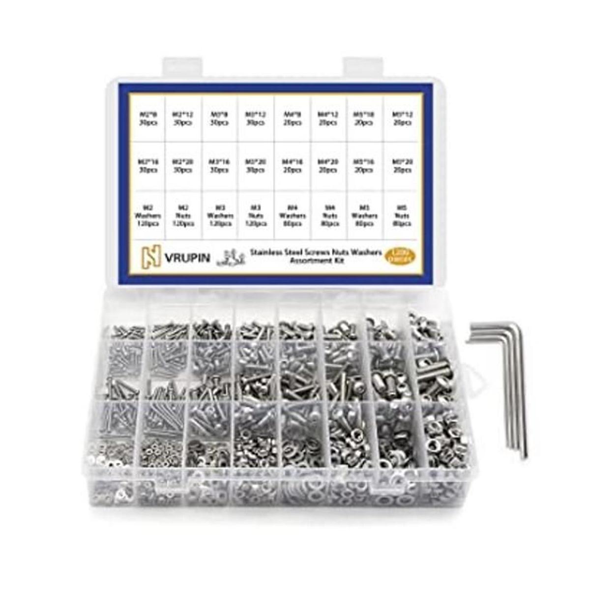 1200 tornillos M2 tornillos M3 tornillos M4 tornillos M5