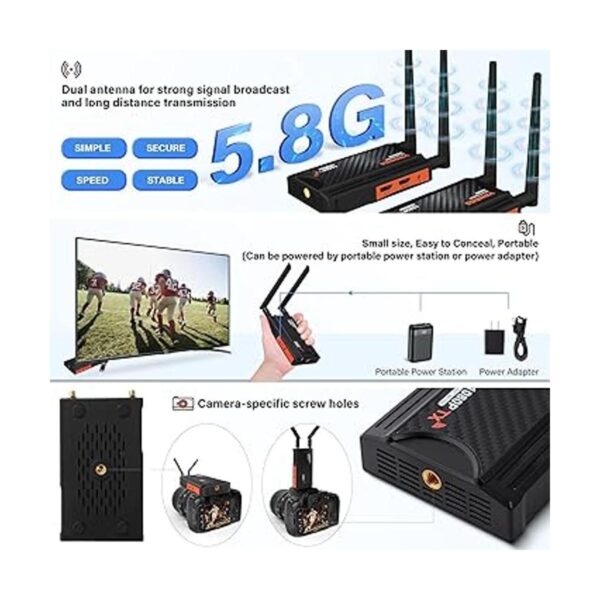 Wireless HDMI Transmitter and Receiver 200m656ft_3