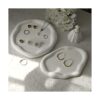 Voyyphixa Round Tray Epoxy Resin Mold Fruit Plate Mould_5