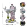 Voveexy Estatua solar de jardín para decoración al aire_2
