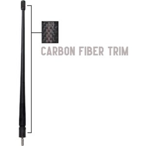 Votex The Spartan Antena de goma flexible corta de 13_1