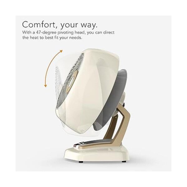 Vornado VHEAT Calentador de metal vintage blanco vintage_3