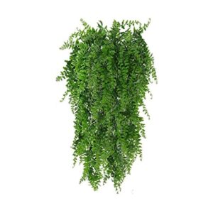 Paquete de 2 plantas artificiales helechos de Boston_1