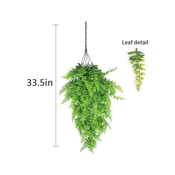 Paquete de 2 plantas artificiales helechos de Boston_2